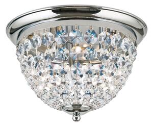 Orion DLU 1840/35-Plafoniera di cristallo PLAFOND 3xE27/40W/230V diametro 35 cm cromo