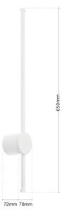 Orion WA 2-1473 - Illuminazione a LED per specchi da bagno FERDINAND LED/12W/230V IP54 bianco