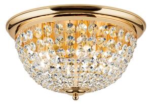 Orion DLU 1840/47-Plafoniera di cristallo PLAFOND 6xE27/40W/230V diametro 47 cm oro
