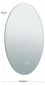 Orion 13-398/45 - Specchio LED con un retroilluminazione FOCUS LED/18W/230V diametro 45 cm IP44