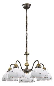 Kolarz 731.85.70 - Lampadario su catena NONNA 5xE27/75W/230V