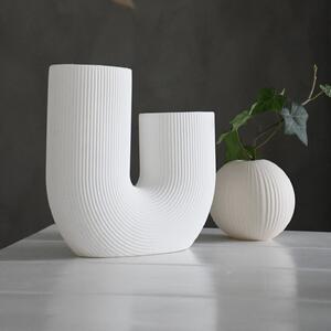 Vaso Balena in Ceramica opaca Bianco - Storefactory