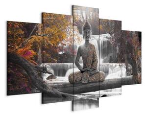 Quadro Buddha autunnale