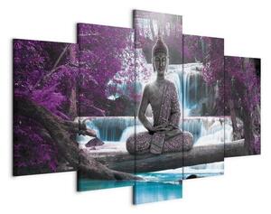 Quadro Cascata e Buddha