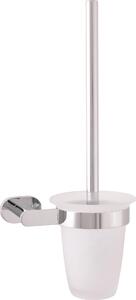 YUKON - Accessorio per il bagno Scopino per WC, supporto per tazza nero, cromo YUA0500, RAV Slezák