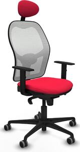 Sedia da ufficio con poggiatesta Jorquera Piqueras y Crespo 1D036G1 Rosso