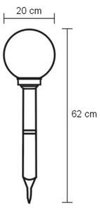 Globo 3376 - Lampada LED solare esterna 0,06W 3,2V IP44