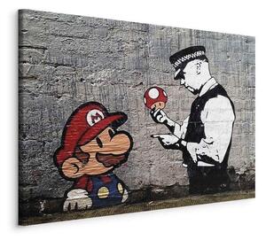 Quadro Mario and Cop by Banksy