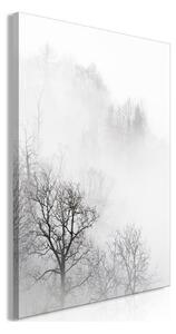 Quadro Trees In The Fog (1 Part) Vertical