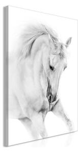 Quadro White Horse (1 Part) Vertical