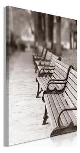 Quadro Park Benches (1 Part) Vertical