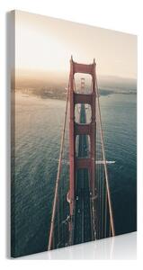 Quadro Golden Gate Bridge (1 Part) Vertical