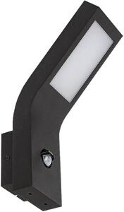 Applique Saldus bianco nero LED 9WIP44 L:16cm L:8cm H:29cm