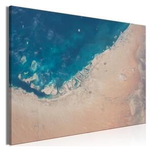 Quadro Dubai from the Satellite (1 Part) Wide