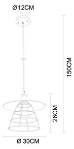 Globo 15086H1 - Lampadario VIEJO 1xE27/60W/230V