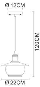 Globo 69030 - Lampada a sospensione 1xE27/60W