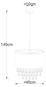 Globo 15188H3 - Lampadario AMY 1xE27/60W