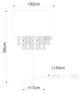 GLOBO 15187T3 - Lampada da tavolo AMY 1xE27/60W/230V