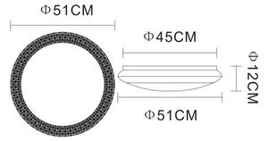 Globo 41314-40 - Plafoniera LED dimmerabile RONJA LED/40W/230V + +TC