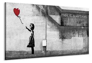 Quadro There is Always Hope (1 Part) Narrow Red