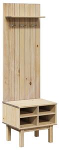 Mobile da Corridoio OTTA 50x40x160 cm in Legno Massello di Pino