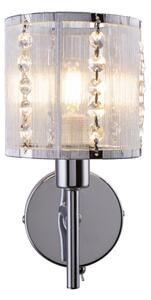 Globo 15091W - Applique WALLA 1xE14/40W/230V cromo