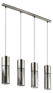 GLOBO 21000-4HN - Lampadario a sospensione con filo ANNIKA 4xE27/25W/230V cromo
