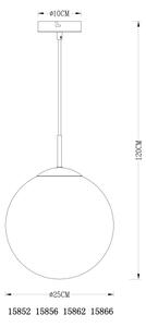GLOBO 15856 - Lampadario a sospensione con filo VARUS 1xE27/40W/230V