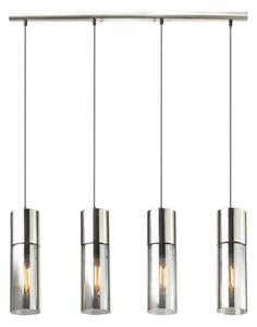 GLOBO 21000-4HN - Lampadario a sospensione con filo ANNIKA 4xE27/25W/230V cromo