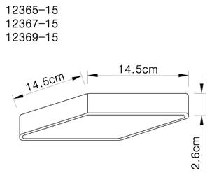 Globo 12367-15 - Plafoniera LED VITOS LED/15W/230V