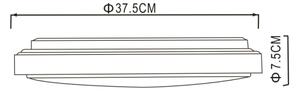 Globo - Plafoniera LED KALLE LED/24W/230V 3000/4000/6000K diametro 37,5 cm