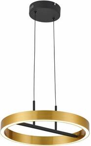 Lampada a sospensione LED Coltrain nero e oro 32W, tonalità di bianco, 2560 lm, acrilico, dimensioni: 120x40x40 cm, IP20, Reality