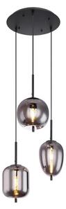 Globo 15345-3 - Lampadario a sospensione con filo BLACKY 3xE14/40W/230V