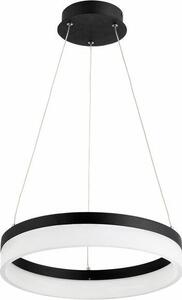Lampada a sospensione LED Cornelia nera 24W, bianco neutro, 1920 lm, acrilico, dimensioni: 100x40x40 cm, IP20, Reality