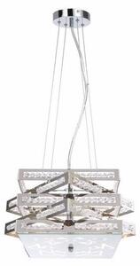 Lampada a sospensione Marcella cromata 4xG9x33W in metallo, dimensioni: 120x40x40 cm, IP20, Reality