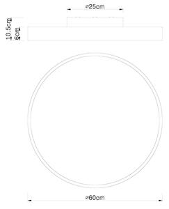 Globo 41744-48S - Plafoniera LED dimmerabile WISS LED/48W/230V + +TC