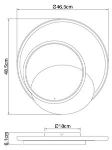 Globo 48438-36 - Plafoniera LED dimmerabile RODAN LED/36W/230V + +TC