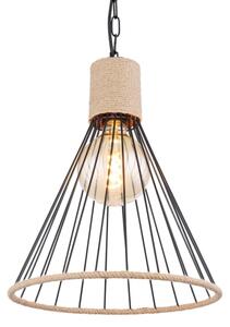 Globo 15676H1 - Lampadario su catena HALIA 1xE27/60W/230V