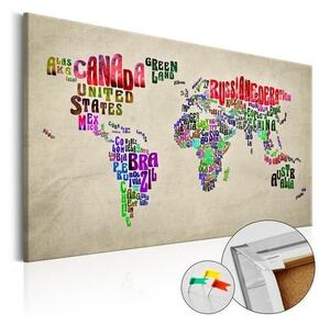 Quadri di sughero Global Tournée (EN) [Cork Map]