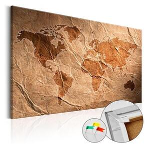 Quadri di sughero Paper Map [Cork Map]