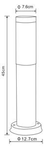 Globo 3158A - Lampada da esterno BOSTON 1xE27/23W/230V