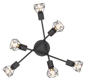Globo 54802S-6 - Lampadario a plafone XARA 6xE14/40W/230V