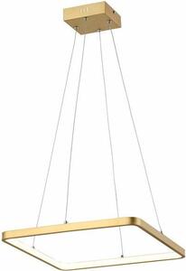 Lampada a sospensione LED Anaya dorata 24W, bianco neutro, 1920 lm, acrilico, dimensioni: 110x40x40 cm, IP20, Reality