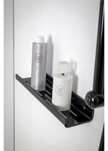 Mensola da Bagno In Plexiglass fissaggio a vite CALIPSO TOILET STAND Dimensioni 37x16x h 10 cm - peso 0.6 kg Colore Nero