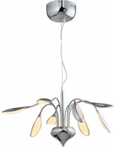 Lampada a sospensione LED Paloma cromata 5,3 W, bianco caldo, 2960 lm, acrilico, dimensioni: 140x70x70 cm, IP20, Reality