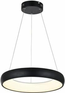 Lampada a sospensione LED Lima nera 24W, bianco neutro, 1920 lm, metallo, dimensioni: 120x40x40 cm, IP20, Reality