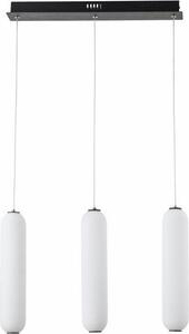 Lampada a sospensione LED Catkin nera 8W, luce bianca neutra, 1920 lm, vetro, dimensioni: 120x70x7 cm, IP20, Reality