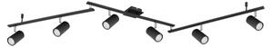 Globo 57910-6B - Faretto ROBBY 6xGU10/35W/230V nero