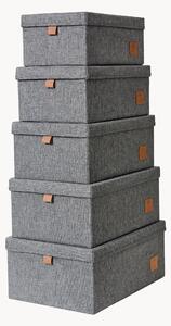 Set di 5 scatole con coperchio Premium