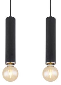 Globo 15499-4H - Lampadario a sospensione con filo MARION 4xE27/60W/230V legno nero